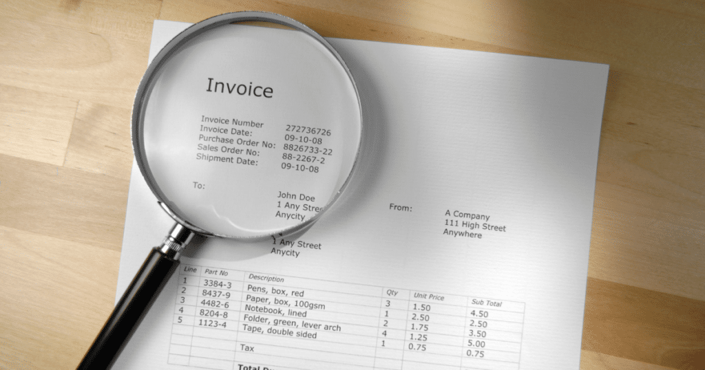 facture invoice
